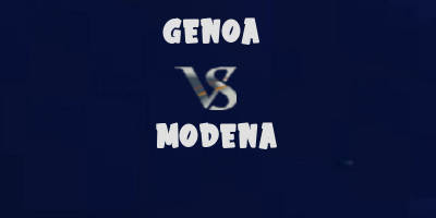 Genoa vs Modena highlights