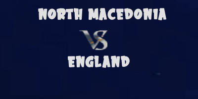 North Macedonia vs England