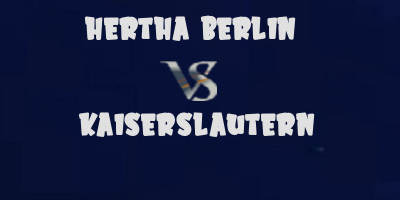 Hertha Berlin vs Kaiserslautern highlights