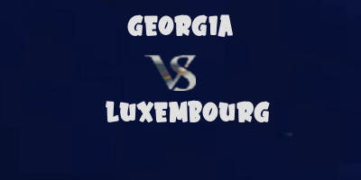 Georgia v Luxembourg highlights