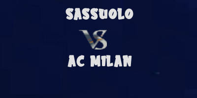 Sassuolo v AC Milan highlights