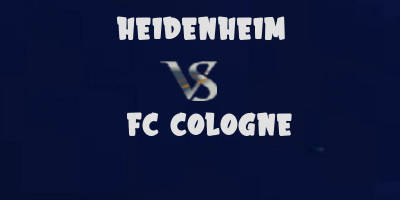 Heidenheim v FC Cologne highlights