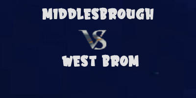 Middlesbrough v West Brom highlights