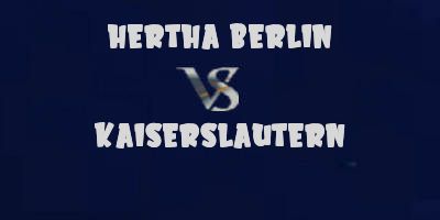 Hertha Berlin v Kaiserslautern highlights