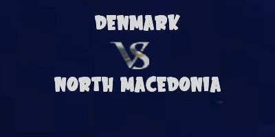 Denmark v North Macedonia highlights
