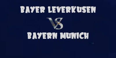 Bayer Leverkusen v Bayern Munich