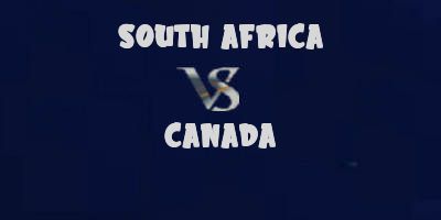 South Africa v Canada