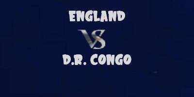 England v DR Congo