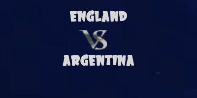 England v Argentina