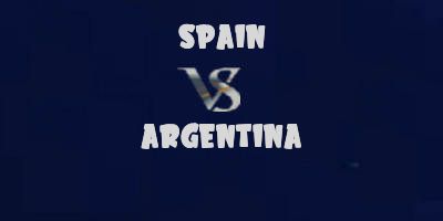Spain v Argentina highlights