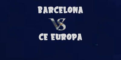Barcelona v CE Europa